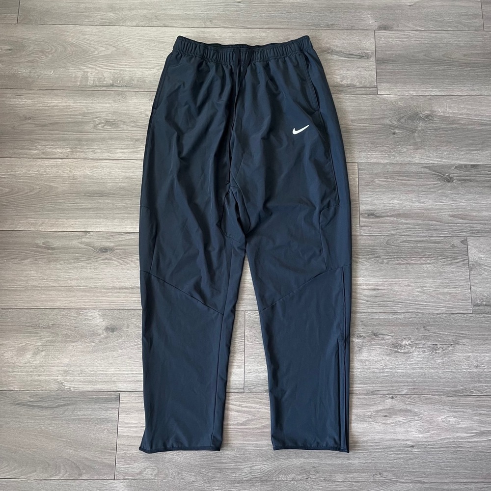 Nike Mens Dri-FIT Training Pants Black Woven Athletic Joggers FD5345-010 Size L